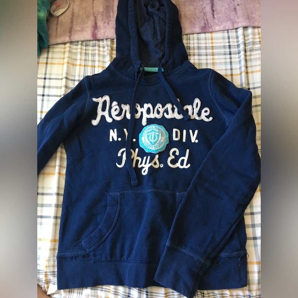 Navy blue Aeropostale hoodie